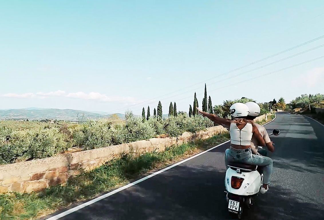 tuscany by vespa